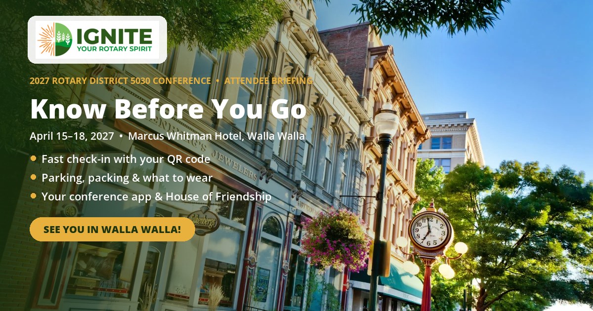 Downtown Walla Walla — Know Before You Go